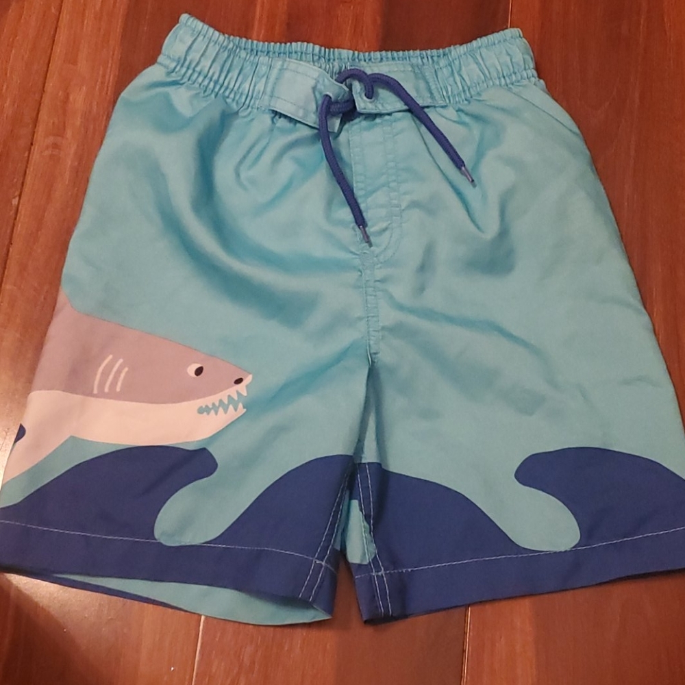 Boys shark swim suit size 7